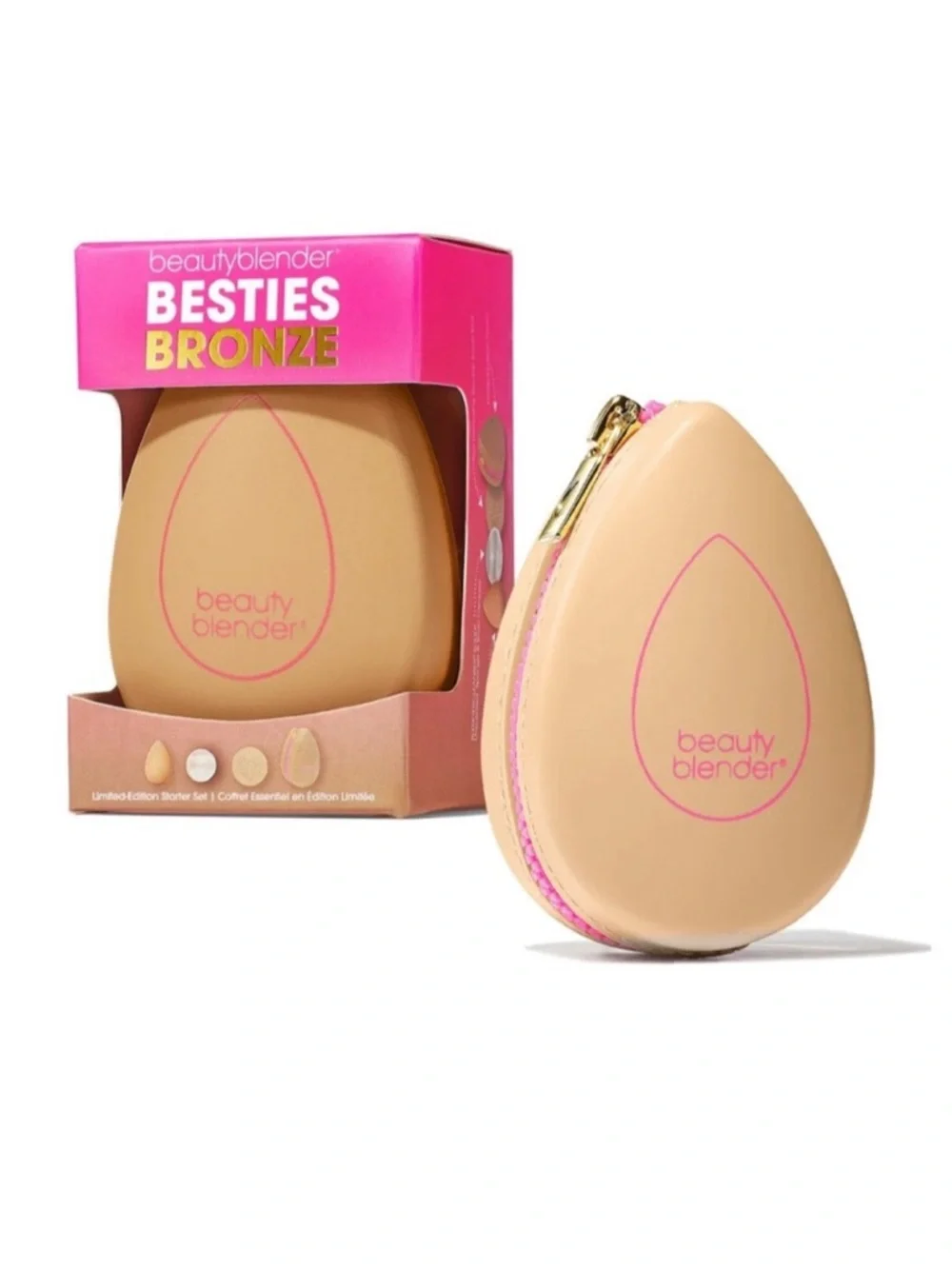 BEAUTYBLENDER BESTIES BRONZE LIMITED-EDITION 4-PIECE STARTER SET